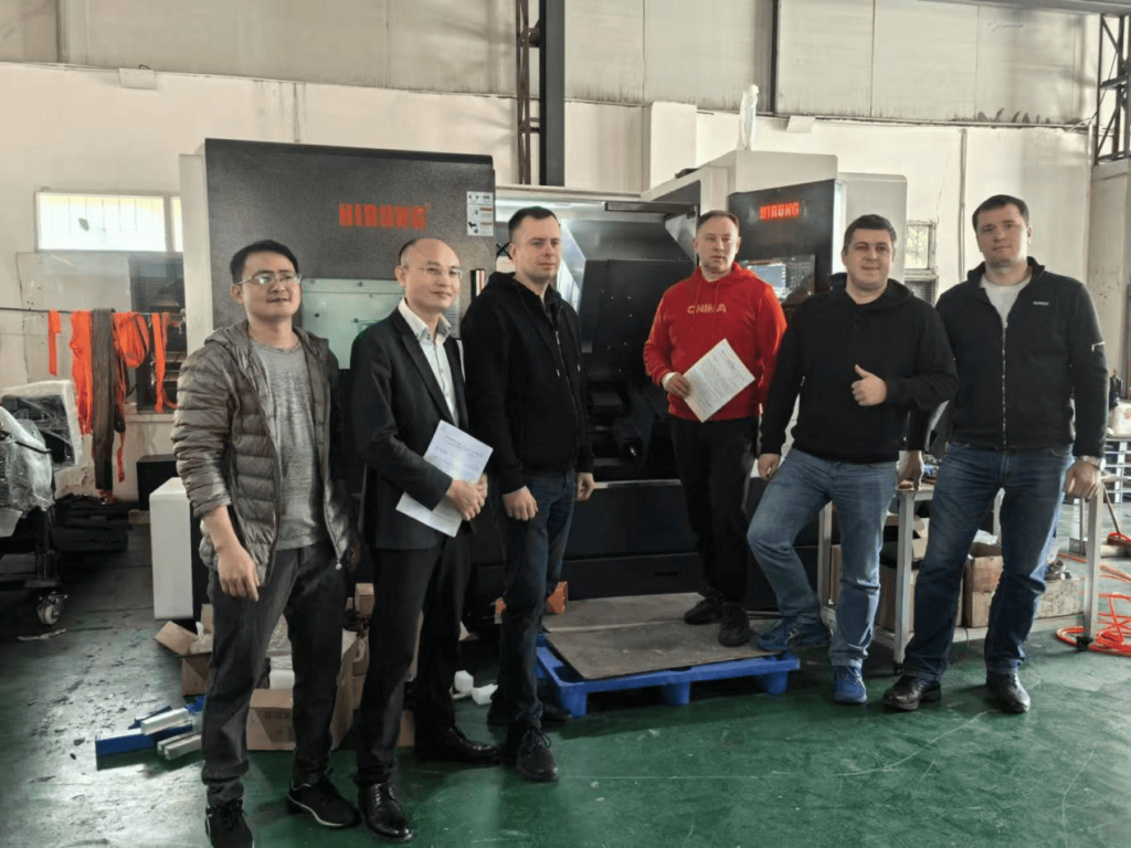 Belarusian oil experts inspecting HIRUNG machine tools, December 2024 - 2