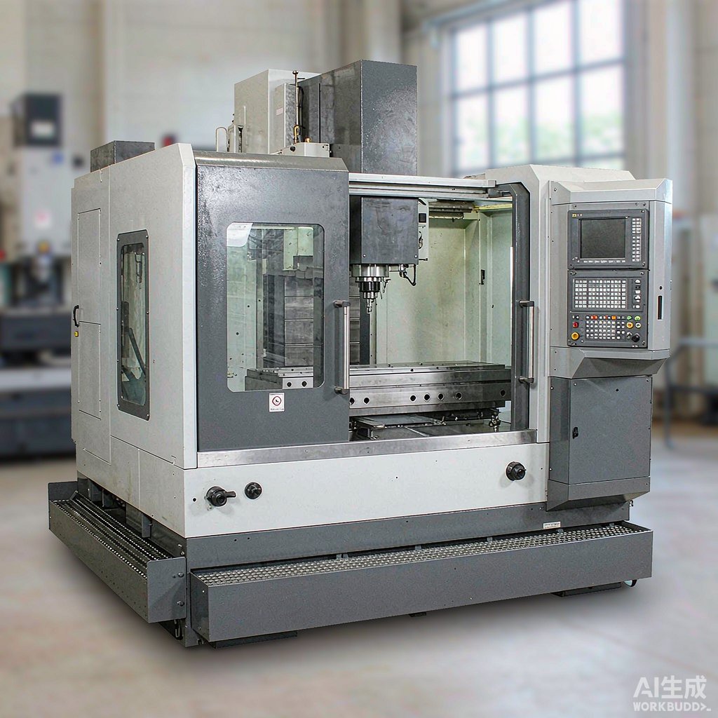 CNC vertical machining center for small and medium batch production in a machine shop