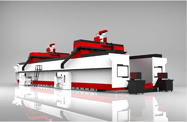HPG whole style CNC gantry machining center machine